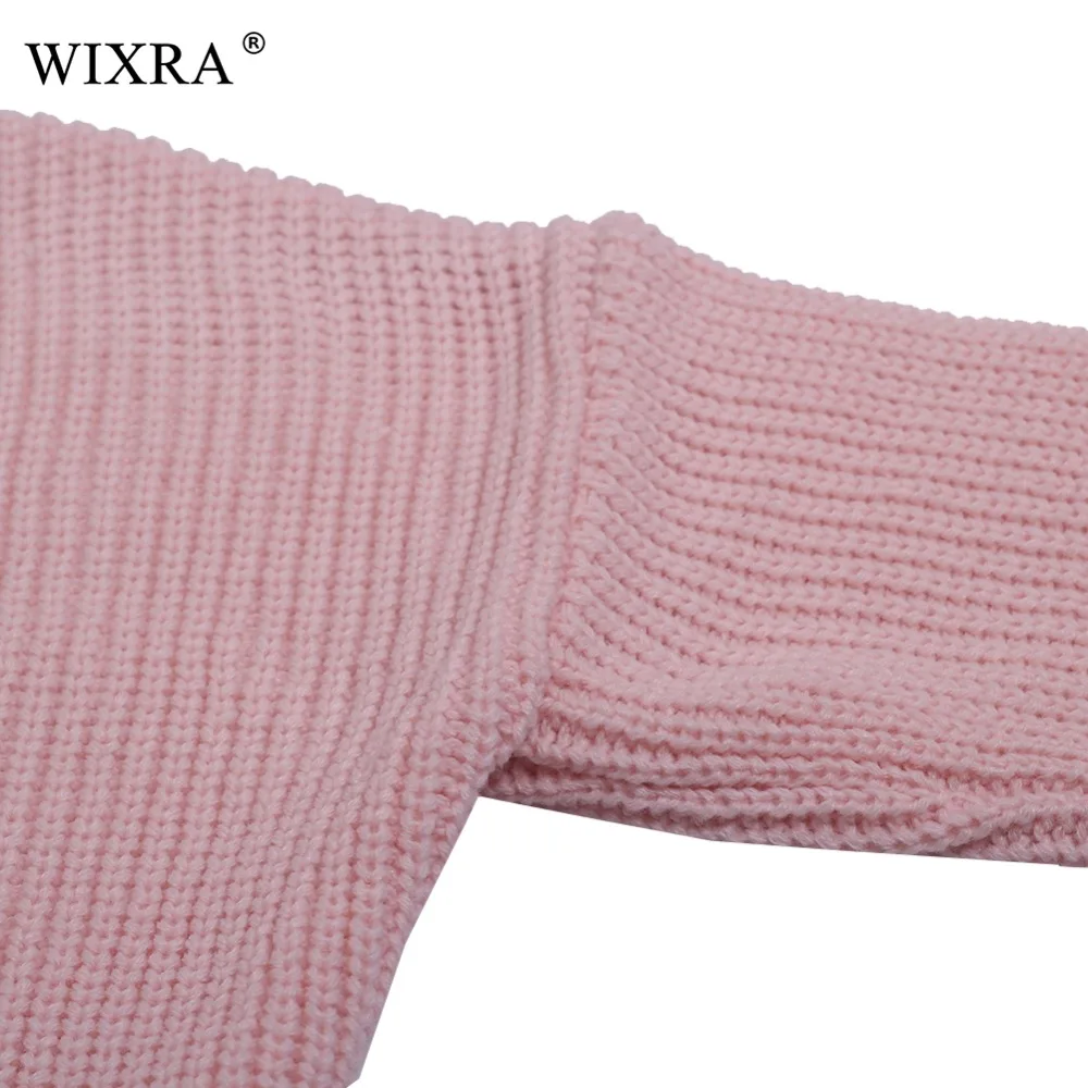 Свитер женский осенне-зимний трикотажный с V-образным вырезом | Женская одежда