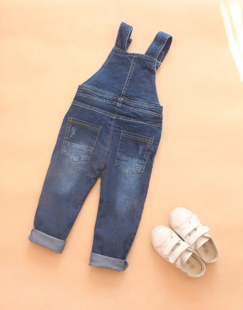 2018 Новое поступление джинсовые комбинезоны для мальчиков и девочек детские