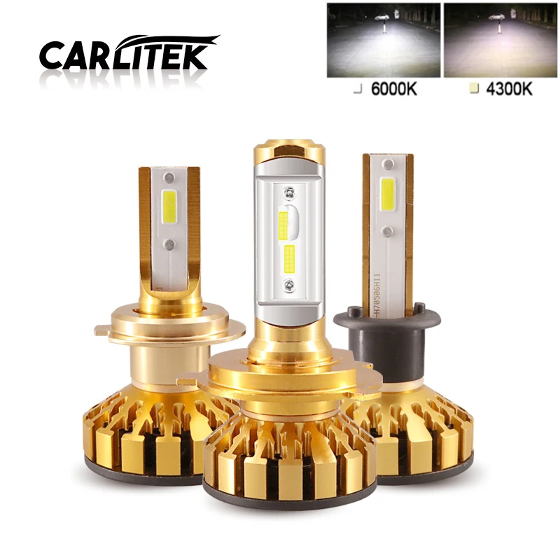 2 шт. мини размер Led H7 H4 H11 H1 Автомобильные фары лампы 4300K 6000K 12V 10000LM H8 H9 9005 HB3 9006 HB4