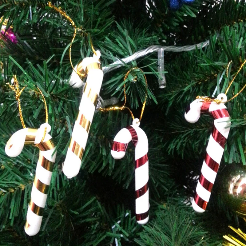5 шт./лот рождественские украшения конфетного тростника рождественская елка