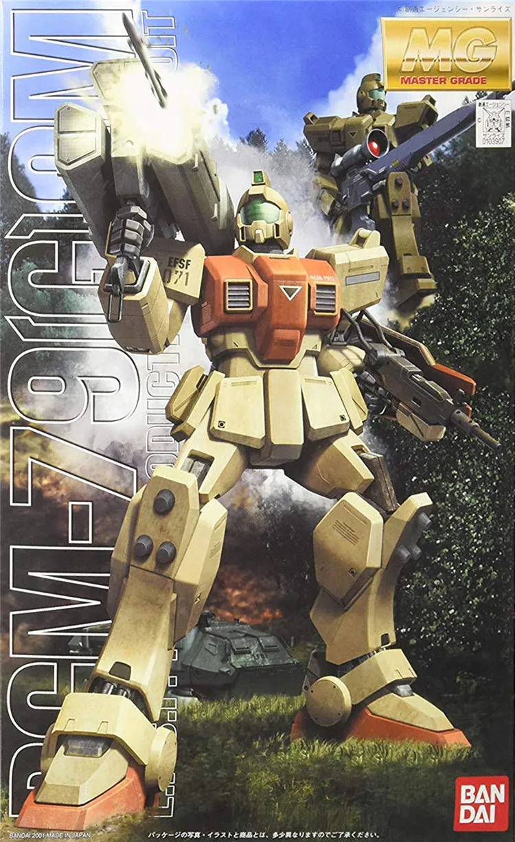 Bandai Gundam MG 1/100 RGM 79[G] GM наземный Тип мобильный Костюм Фигурки сборные модели наборы