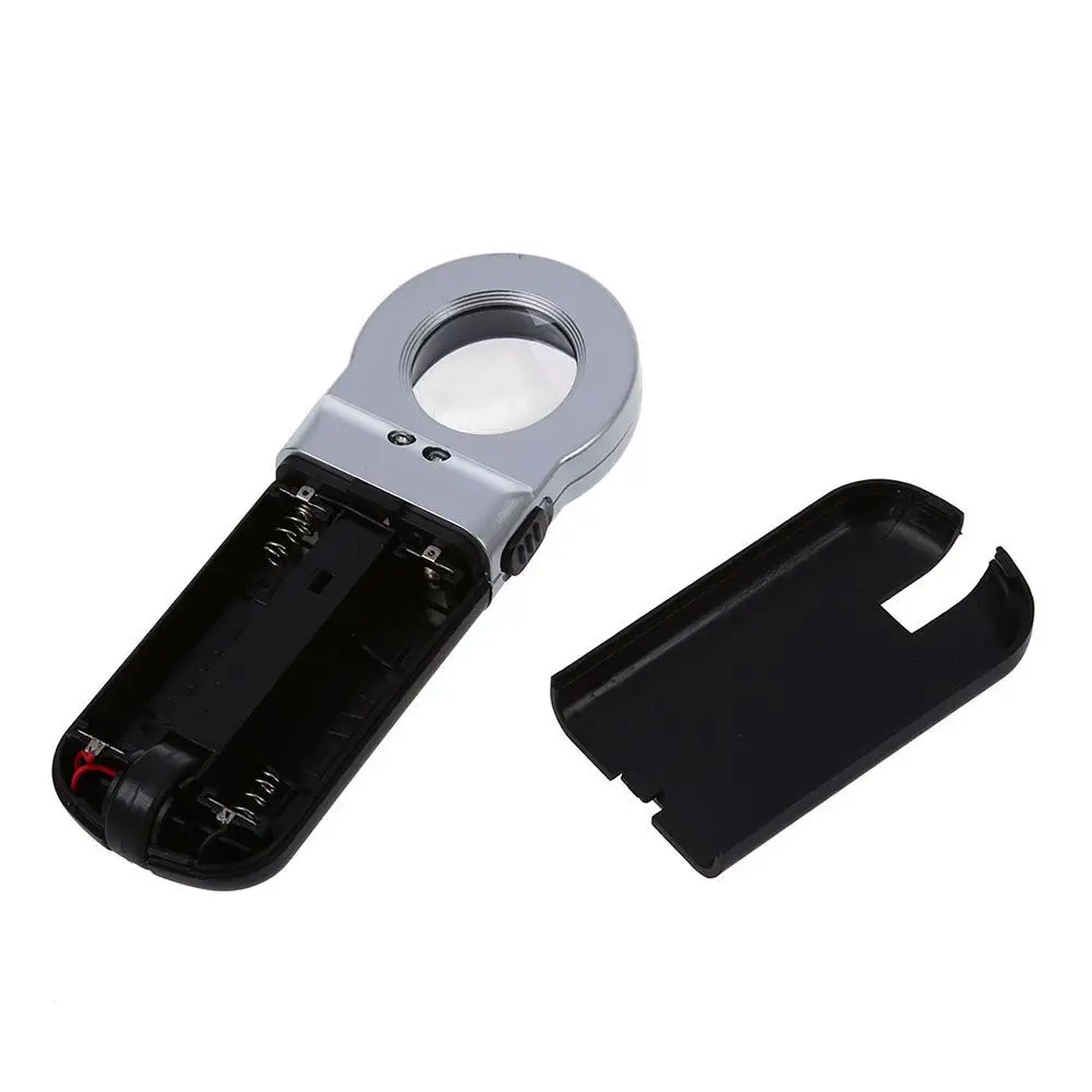 Складная лупа для чтения помощь с светильник 16X 30 мм Ручная стойка лупой |