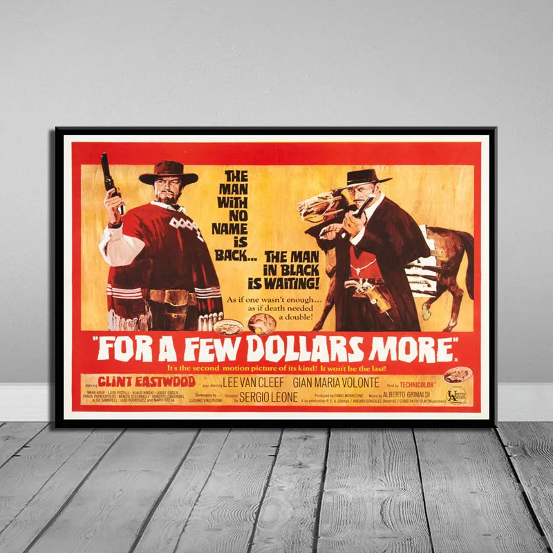 0018 Clint Eastwood A Fistful of Dolls классические сериалы ковбойский фильм художественный постер картина домашний декор, плакаты и принты - Цвет: 0018