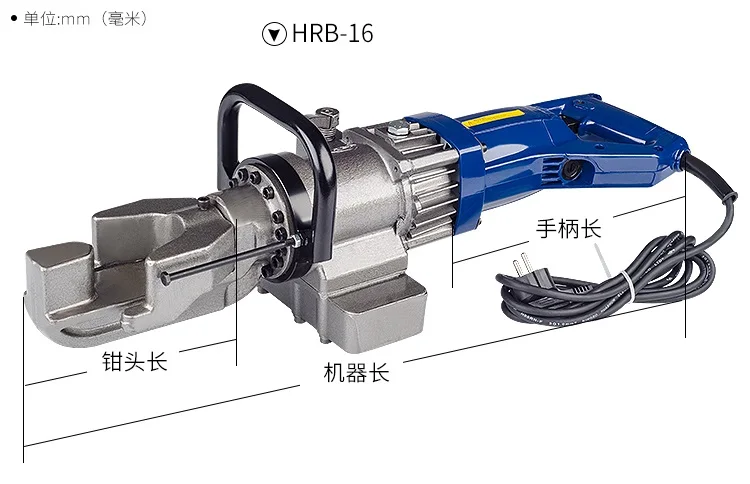 4-16MM 220 V 50Hz 1 трехфазный электрический портативный Стальной Арматурный гибочный станок Железный слиток медный слиток гибочный инструмент Бендер машина