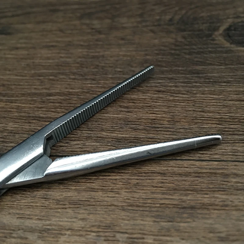 7 &quotиз нержавеющей стали с замком прямые щипцы для удаления волос собачьими