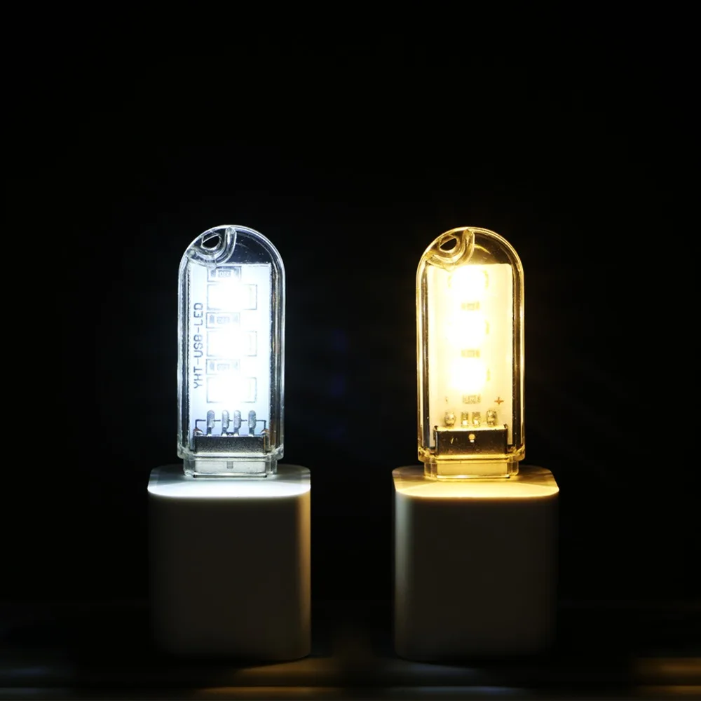 Мини USB флэш светильник фонарь 3LED/8 LED SMD Кемпинг Ночной для ПК Настольный Ноутбук