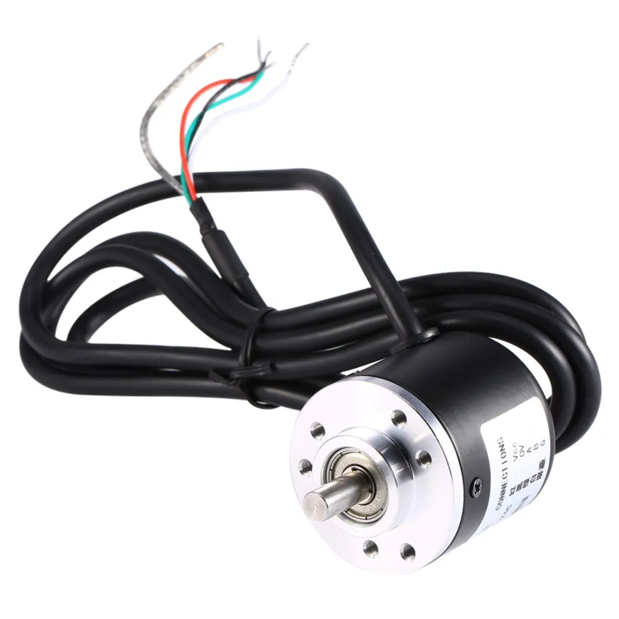 

600P/R Photoelectric Incremental Rotary Encoder 5V-24V AB Two Phases Shaft 6mm