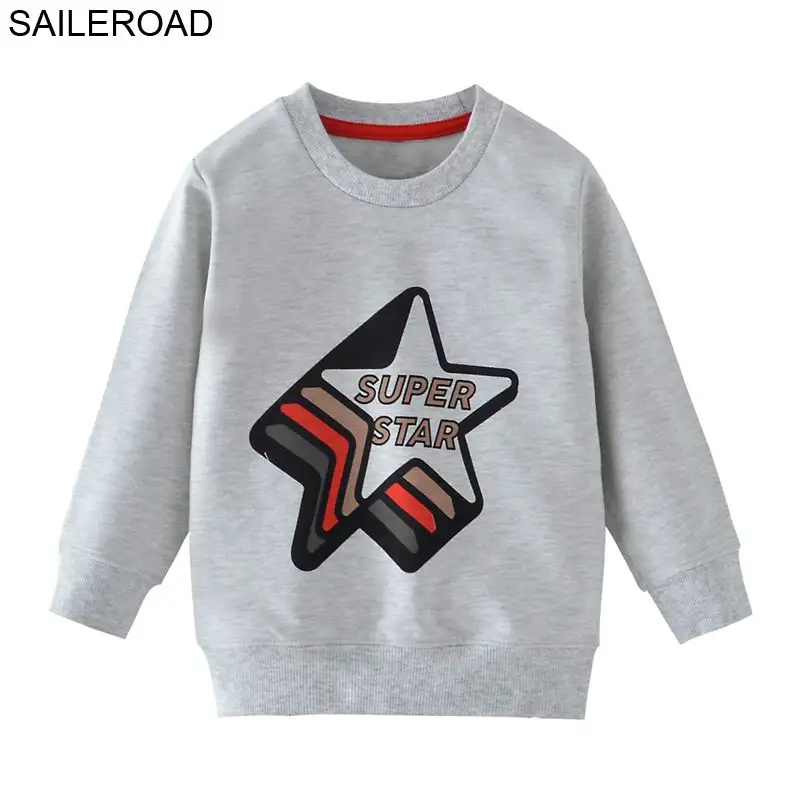 SAILEROAD Толстовка от 2 до 7 лет для мальчика-динозавра с принтом и маленьким мальчиком с длинным рукавом Толстовки осень для детей Top Sudadera para nino - Цвет: 9004 same picture