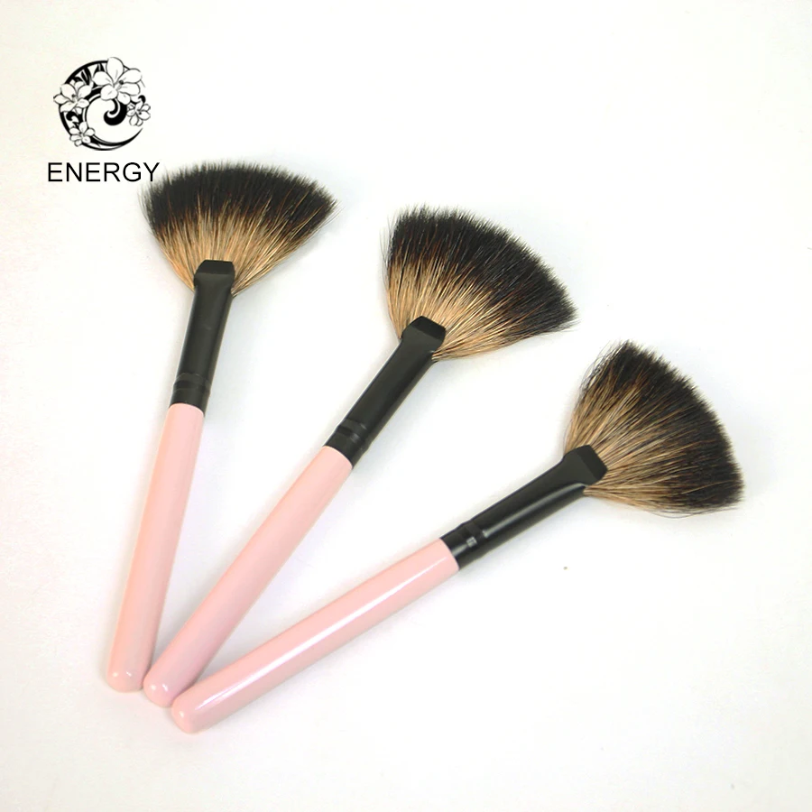Кисти для макияжа из козьей шерсти S75GW|hair blush|fan brushbrand fan brush |