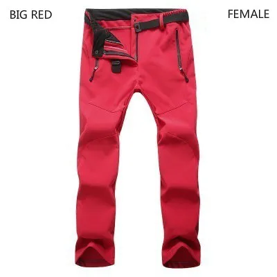 

Mountainskin New Men's Winter Softshell Fleece Pants Outdoor Waterproof Hiking Camping Trekking Skiing Male Sport Trousers Women