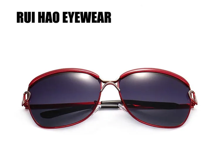 RUI HAO EYEWEAR брендовые Модные женские очки для вождения поляризованные солнцезащитные очки женские солнцезащитные очки UV 8702