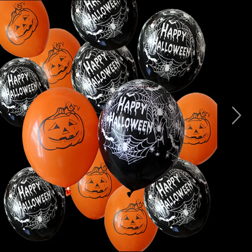 

Halloween Pumpkin Ghost Balloons Halloween Decorations Spider latex Balloons Inflatable Toys Bat Globos Halloween Party Supplies