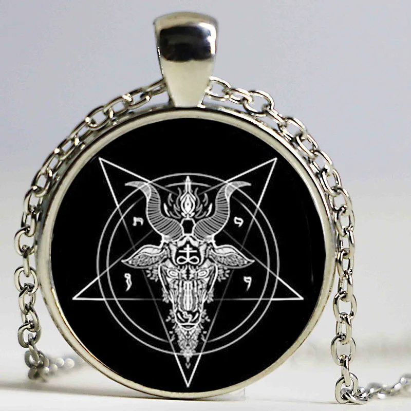 Художественное стекло кабошон ожерелье бронзовая цепочка Винтажное колье