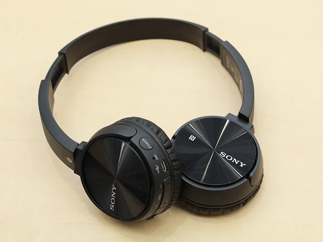 Беспроводная стереогарнитура SONY NFC Bluetooth черный с микрофоном для MDR ZX330BT|Наушники