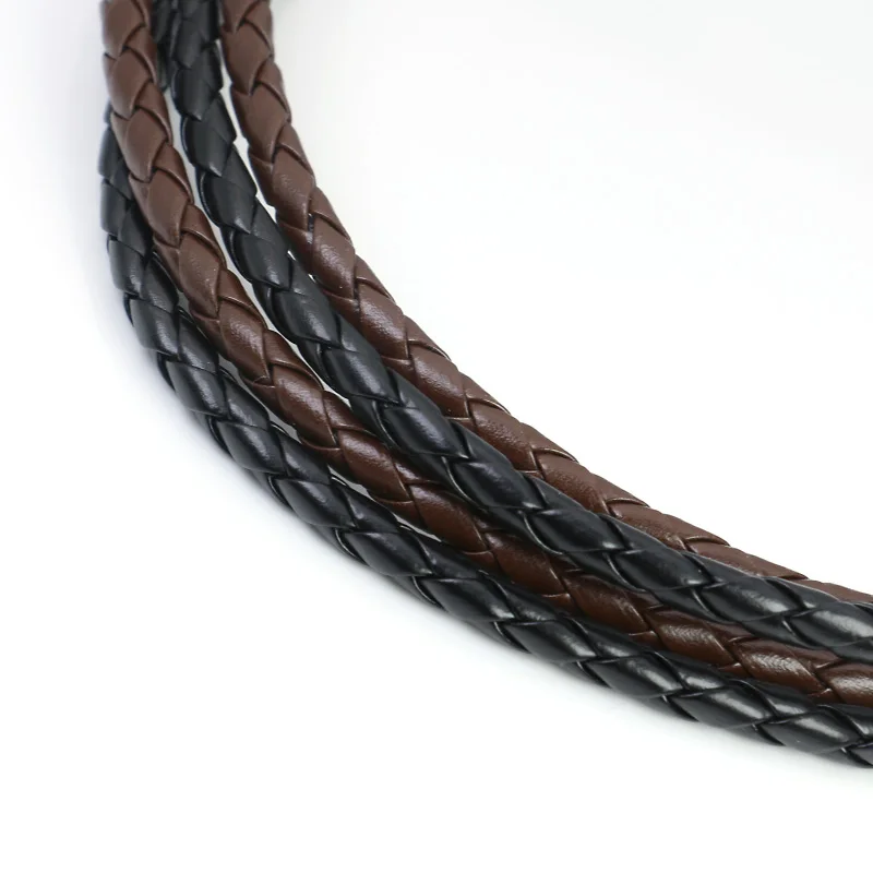 Круглый кожаный шнур 5 мм резьба сделай сам для изготовления ювелирных изделий