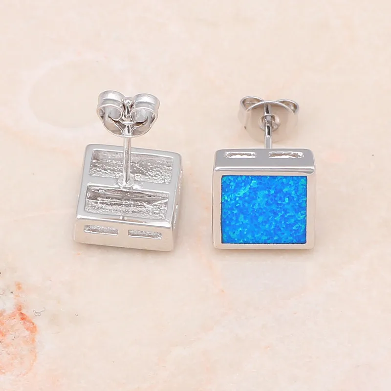 Rolilason стильный квадратный Стиль оранжевый и зеленый огненный опал подарок на