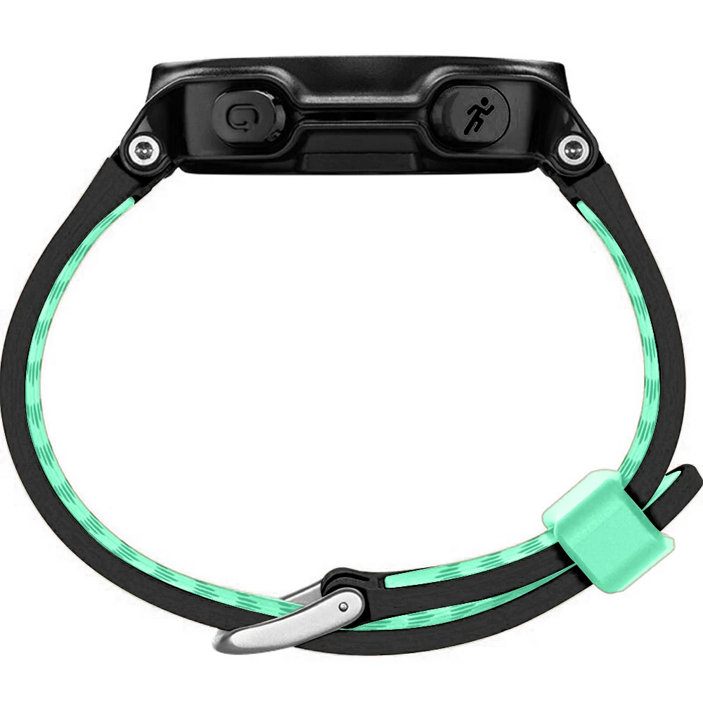 8 видов цветов силиконовый сменный ремешок для наручных часов для Garmin Forerunner 230/235/220/620/630/735 часы Спорт на открытом воздухе наручных