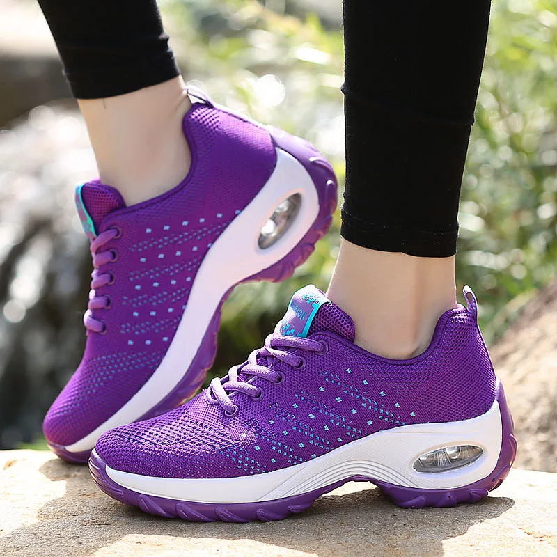 Zapatos De Mujer Удобная дышащая женская спортивная обувь Женские кроссовки из