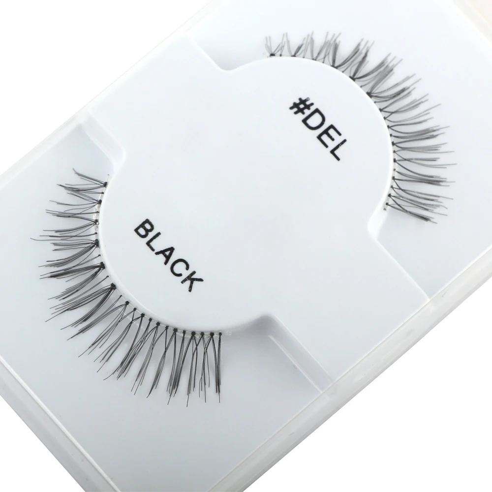 MAANGE 1 пара новые женские натуральные мягкие Черные Накладные ресницы ручной