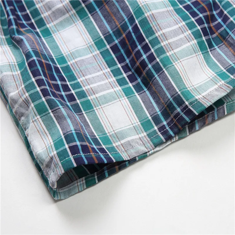 

2018 New Male boxers cotton Trunks Breathable Comfortable Plaid Underwear Men Cheap Boxer Shorts Size M to 6XL