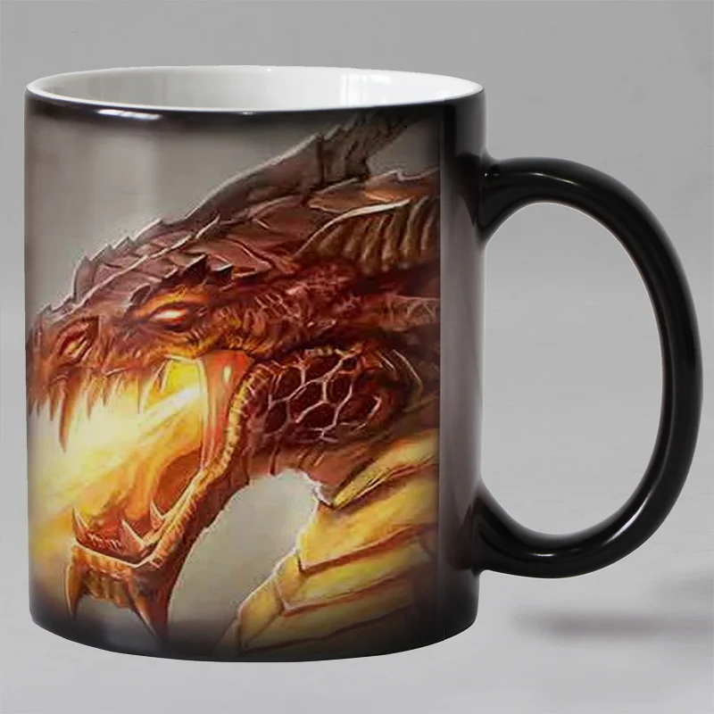 Термочувствительные кофейные кружки The mother of dragon керамические меняющие цвет