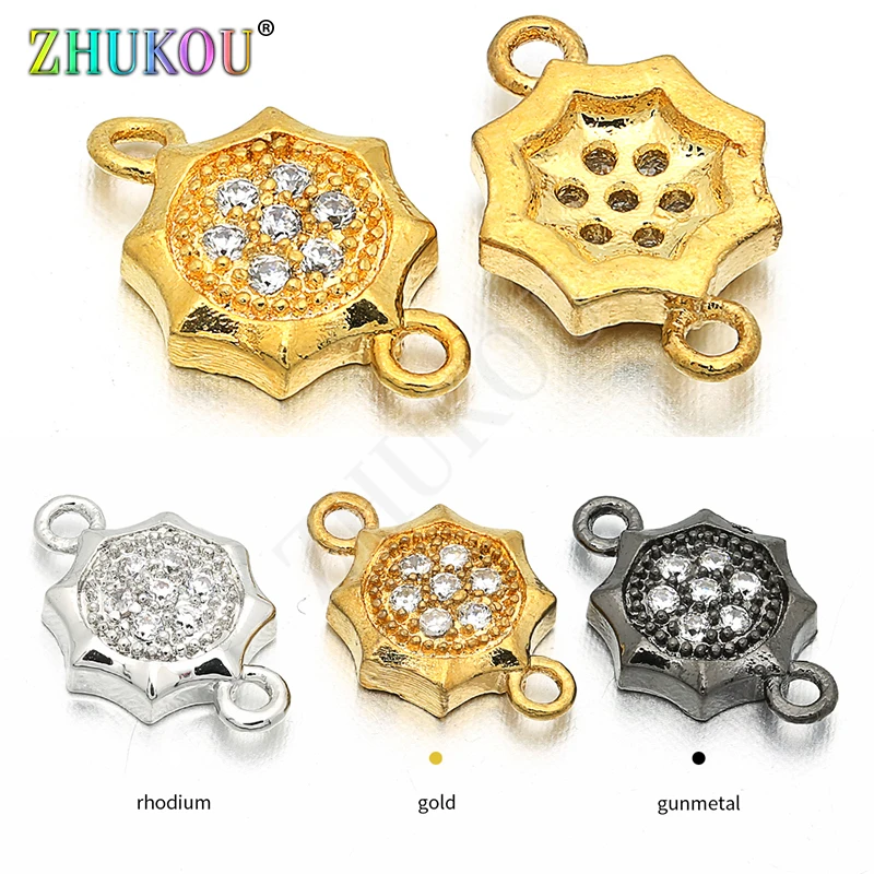 7*10 мм латунный Фианит аксессуары для ювелирных изделий своими руками разные