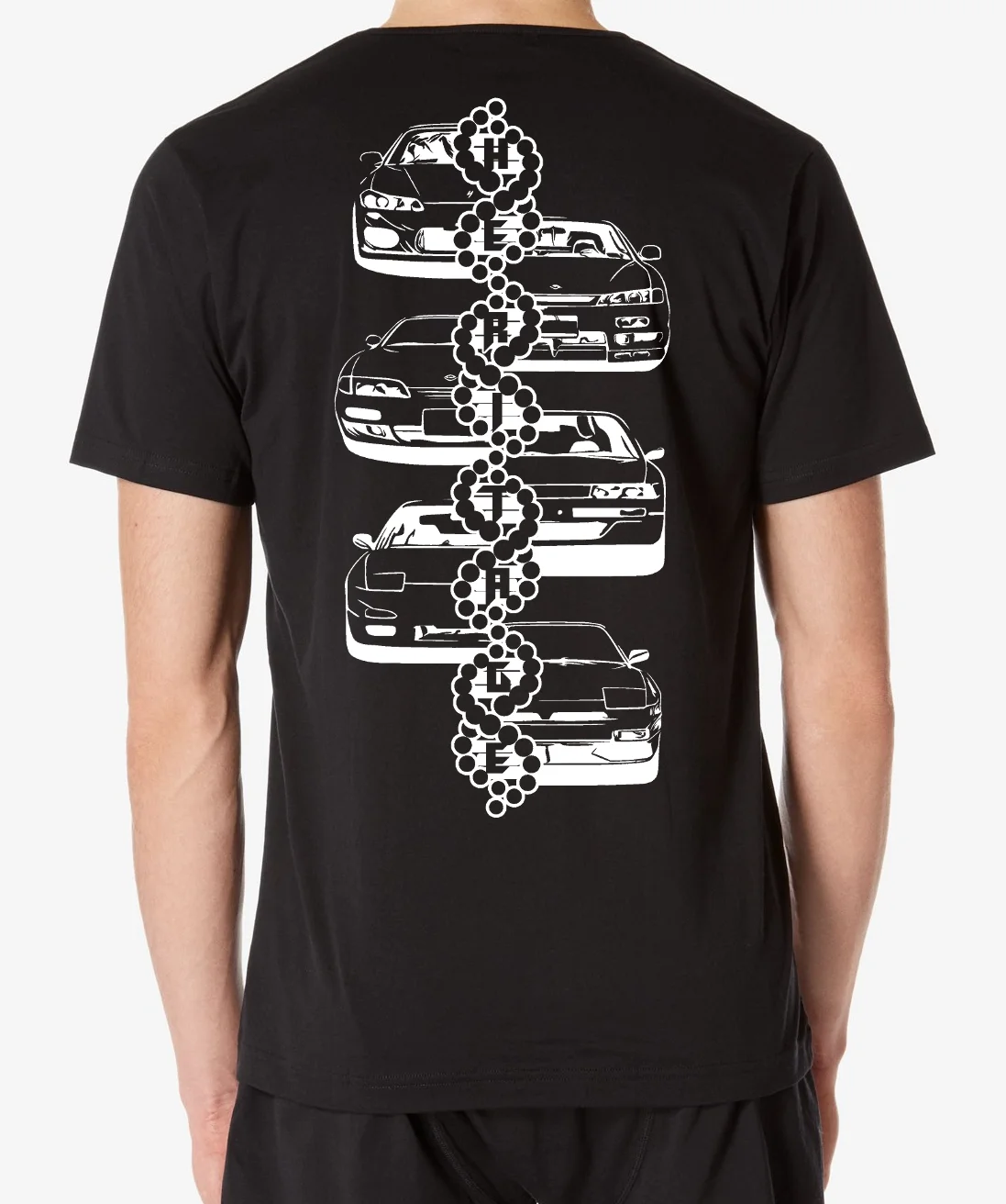Забавная футболка Niss Japan Car Silvia 240Sx Generations S13 S14 S15 унисекс с двойной боковой