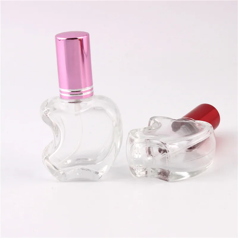 Beauty 10 Colors Stylish 10ml Unique Mini Glass Perfume Bottles With Spray Lovely Apple Style Refillable Parfum Atomizer | Красота и