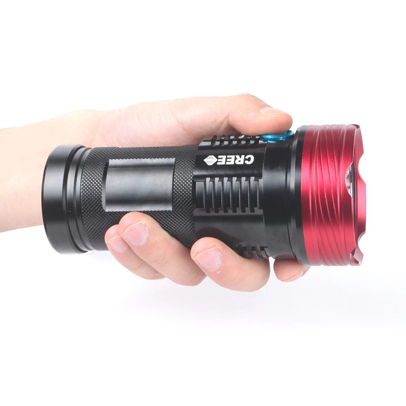 Мощный фонарик 10T6 20000 люмен светодиодный SKYRAY King 10x CREE XM L T6 фонарики для кемпинга