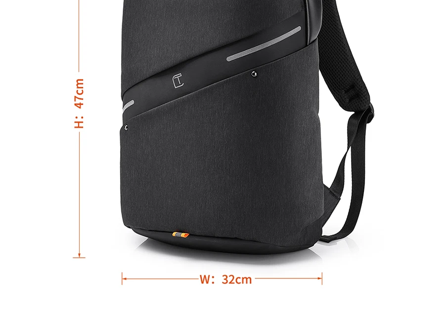 Tangcool модный мужской рюкзак, многофункциональный, водонепроницаемый, с usb зарядкой, для мужчин, 16,5 Дюймов, для ноутбука, рюкзаки, для колледжа, студентов, школьная сумка