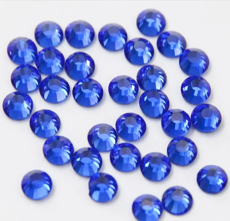 Блестит Бо темно-синее железо плоское дно отверстие Сверление И копия DMC Ближний