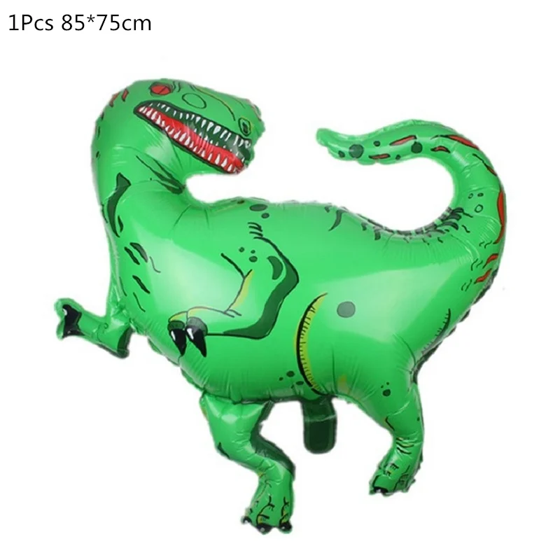 1pcs foil dinosaur1 Динозавр день рождения динозавр фольга конфетти для воздушного шара латексные шары динозавр воздушный шарик Globos дети животные джунгли вечерние украшения - Цвет: 1pcs foil dinosaur1