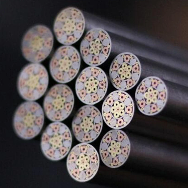 Мозаичные заклепки с пятиконечной звездой для ножей DIY стальная трубка ногтей 130