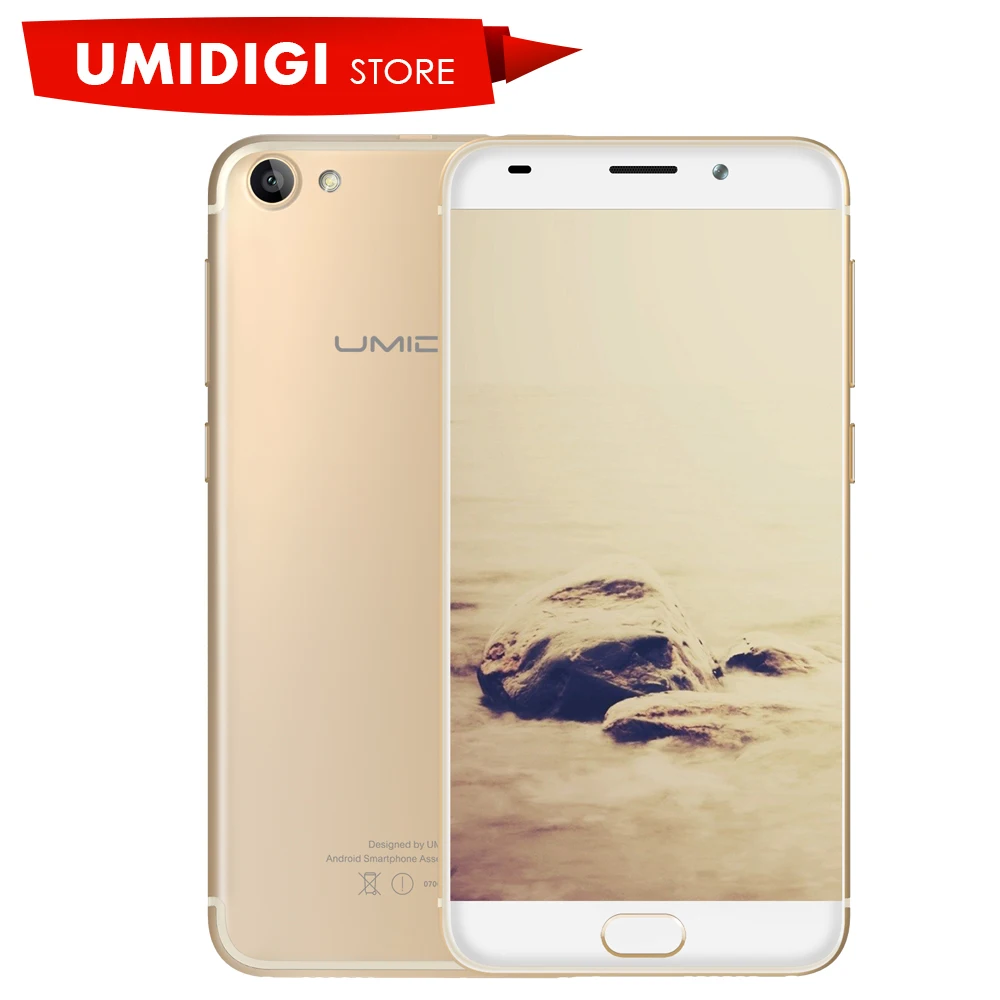 Фото Umidigi G Android 7.0 5.0 &quotмобильный телефон MTK6737 4 г LTE Google Play черный золото Dual SIM карты