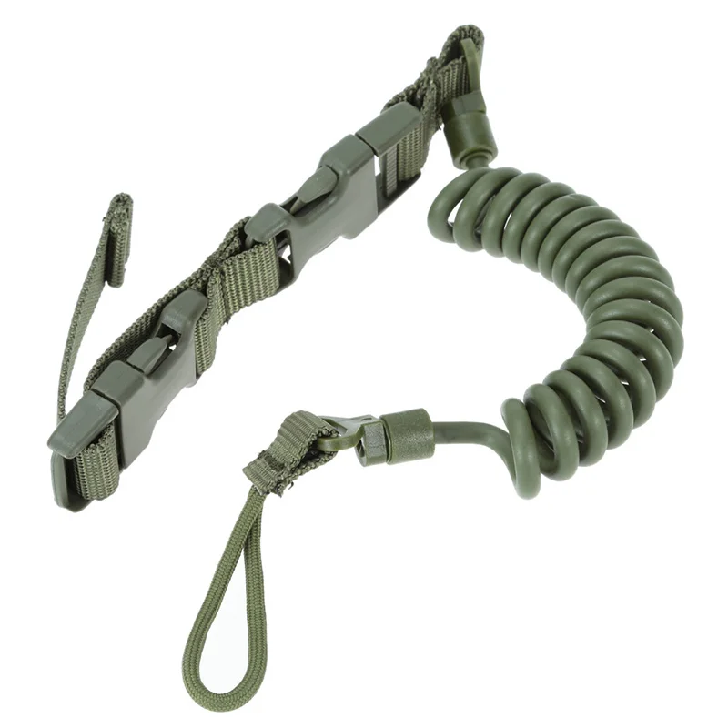 

Multifunctional Spring Rope Gun Sling Tactical Safety Two Points Sling Airsoft Paintball Strap Sling