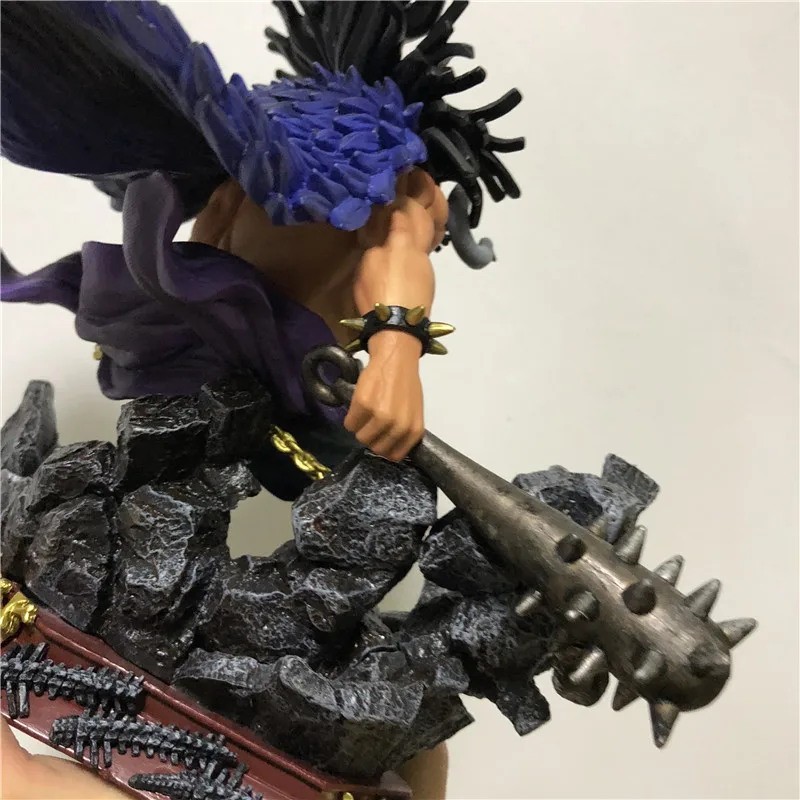 Один кусок четыре императора Kaido Quatro Ver. ПВХ Luffy Fighter ПВХ Фигурки Модель Куклы Игрушки 19 см
