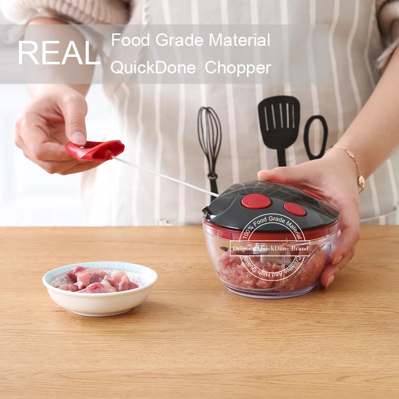 Многофункциональная овощерезка QuickDone ручной измельчитель для мяса с лезвием из