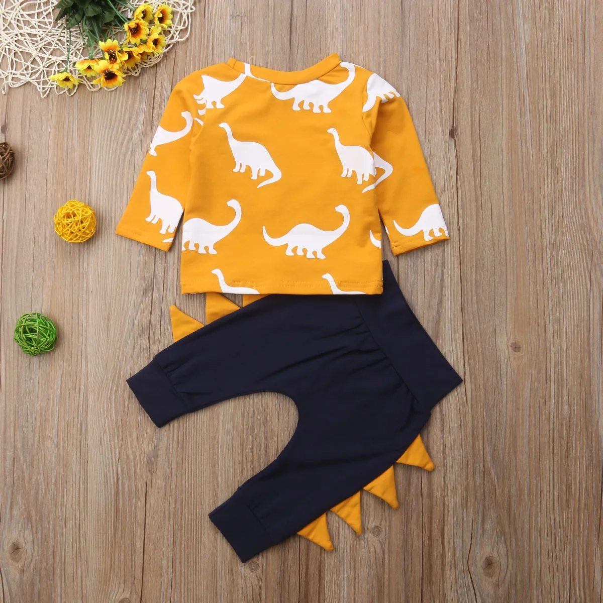 

Boys Long Sleeve T Shirt Tops Cotton Pants Cute Warm Autumn Clothes Outfits Set Baby Boys Girls Kids Clothing Toddler 0-3T