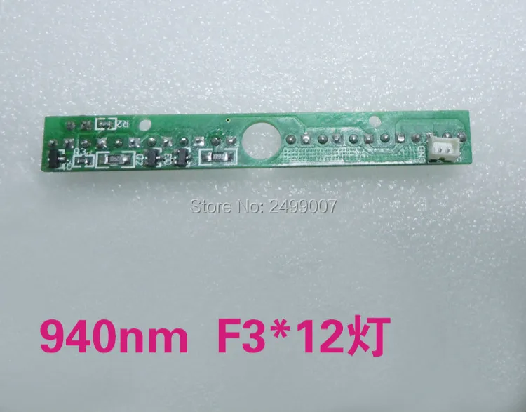 Lihmsek 12 шт. IR LEDs F3 мм инфракрасная светодиодная плата 940nm DC5V CCTV СВЕТОДИОДНАЯ Лампа