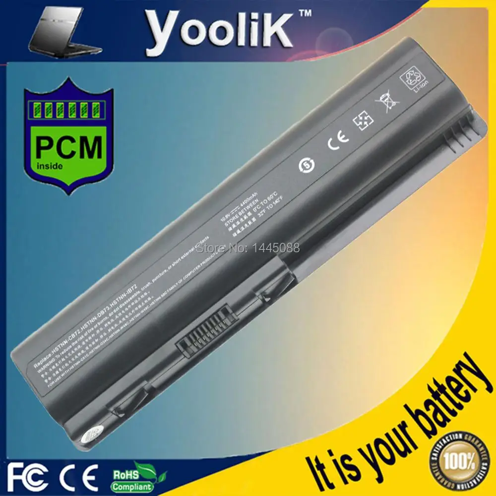 

Laptop Battery for HP EV06 484172/485041/498482/484170-001 HSTNN-LB72 HSTNN-UB72 HSTNN-CB72 484171-001 485041-001 HSTNN-Q34C DV4