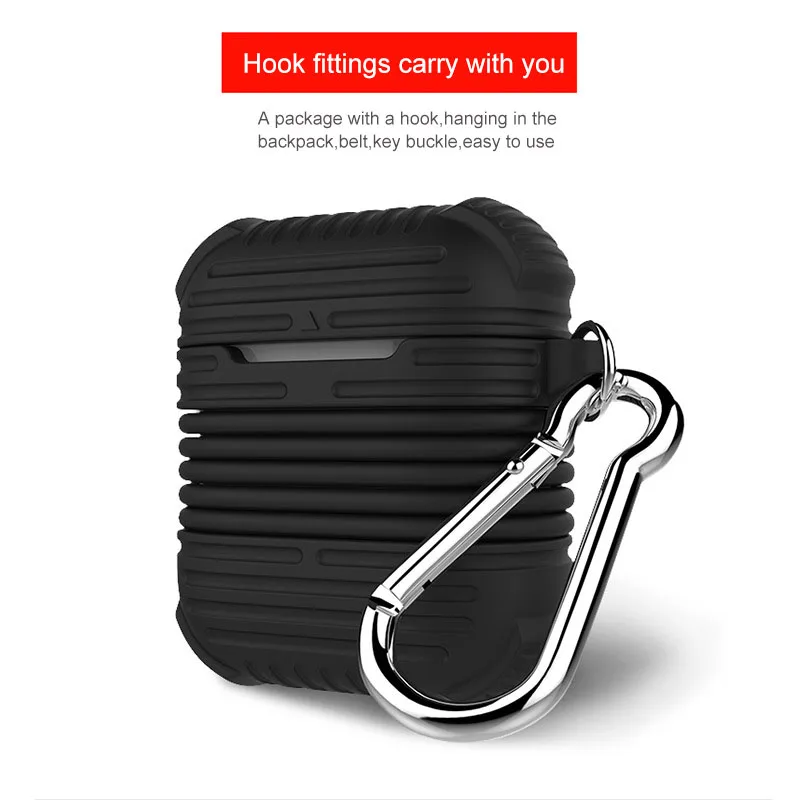 Силиконовый чехол Shellnail для Apple Airpods наушников ремешок беспроводных Bluetooth