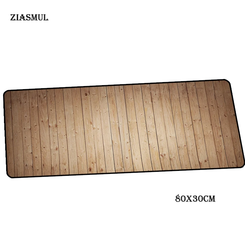 size 800x300x2mm Деревянный напольный коврик для мыши 800x300 мм, высококачественный коврик для мыши, коврик для мыши, игровой коврик для мыши, геймерский модный коврик для мыши с клавиатурой - Цвет: size 800x300x2mm