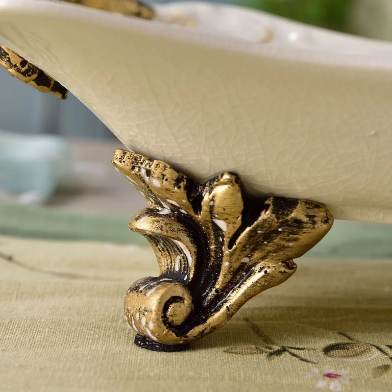 Керамическая тарелка для фруктов в Европейском стиле современный модный простой