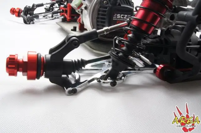 Площадь rc CNC из алюминиевого сплава с передний + Задний рычаг подвески для losi DBXL e XL