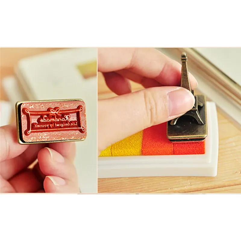 Разноцветная штемпельная подушечка для скрапбукинга с градиентными чернилами