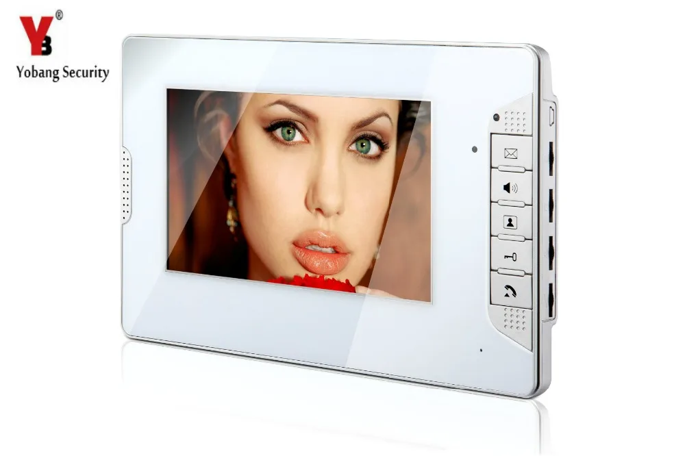 Yobang Security 7 дюймов LCD водонепроницаемый видеодомофон для видеодомофона Поддержка