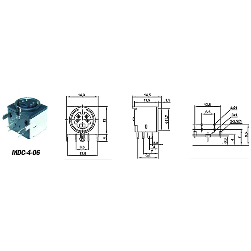 10 шт. 100 S коннектор для разъема|s video|connector roundconnector socket |