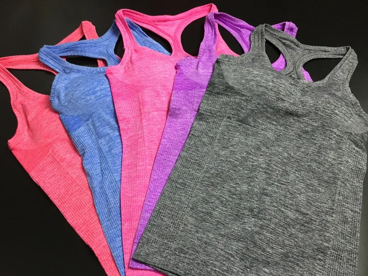 5 цветов, впитывает пот, быстро сохнет сексуальный мягкий Спортивная майка топ, Жилет Бюстгальтер Бег Беспроводной бюстгальтер для бега для Для женщин