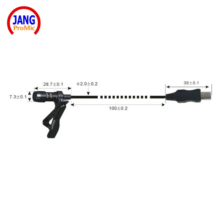 Профессиональный конденсаторный микрофон для камеры SLR мини USB конденсатор GoPro Hero