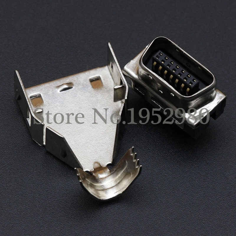 5 шт. штекер припоя Micro Centronics разъем 14 Pin с скользящей защелкой бленда компьютера